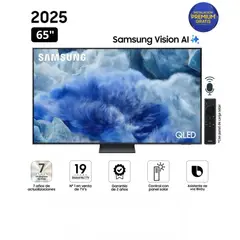 SAMSUNG - Televisor QLED 65 QN65Q8FAAGXPE Visión AI Smart TV Nuevo 2025