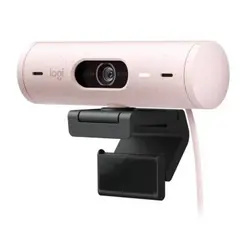 LOGITECH - Camara Web BRIO 500 FHD 1080P USB-C ROSE