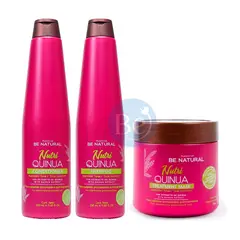 BE NATURAL - Tripack Tratamiento Capilar Nutri Quinua Nutrición Total