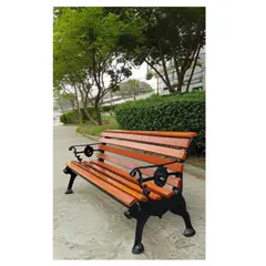 DMUEBLES - BANQUETA PARQUE JARDIN MALTA BANCA NATURAL
