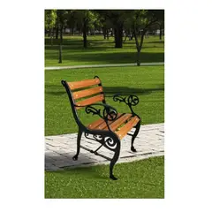 DMUEBLES - BANQUETA PARQUE JARDIN MAGGIO BANCA NATURAL
