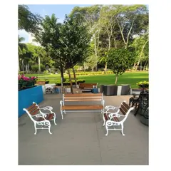DMUEBLES - BANQUETA PARQUE JARDIN MARTINO BANCA NATURAL