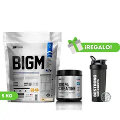 UNIVERSE NUTRITION - PACK PROTEÍNA BIGM 5KG COOKIES + CREATINA 250G + SHAKER