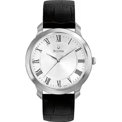 BULOVA - Reloj clásico de cuarzo de 3 manecillas