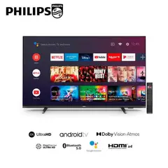 PHILIPS - TELEVISOR SMART TV 4K ULTRA HD 50 50PUD7406