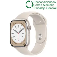 APPLE - Watch 8 45mm GPS - Starlight ReacondicionadoSemi Nuevo