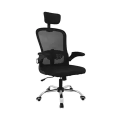 BONNO - Silla de Oficina Con Cabecero Evok Negro