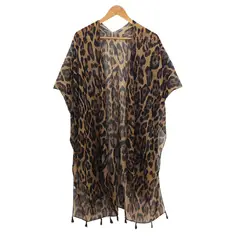 KAST PE - Kimono Largo de Mujer Candance Talla L - Animal Print