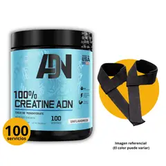 ADN - CREATINA DE 250gr CON STRAPS - CREATINA MONOHIDRATADA