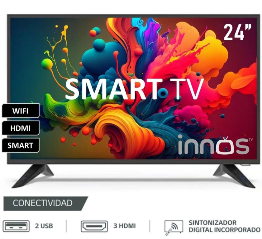 Televisor S2401KU 24” HD Smart Conex LAM Wiffi 2.4 GHz