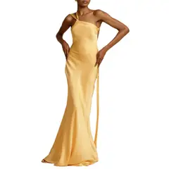 GIOIO - Vestido de gala Mujer​Amarillo