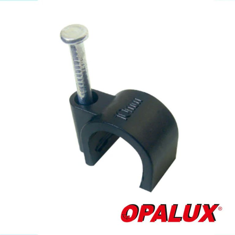 GRAPA PCABLE REDONDO 8 NEGRO 100PCS CC-6308