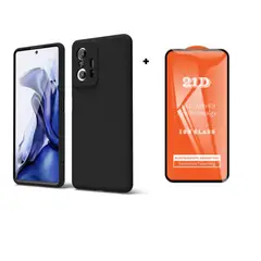 SPACE - Case Silicona para Xiaomi Mi 11T / Mi 11T Pro negro + mica