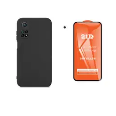 SPACE - Case Silicona para Xiaomi Mi 10T 10T Pro color negro + mica