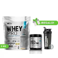 UNIVERSE NUTRITION - PACK PROTEÍNA WHEY PRO 3KG VAINILLA + CREATINA 250G + SHAKER
