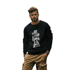 GENERICO - POLERA SIN CAPUCHA HOMBRE - LO QUE NO NECESITAS