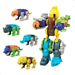 GENERICO - Robot Animales Juguete 5 En 1 Transformación Animal Robot