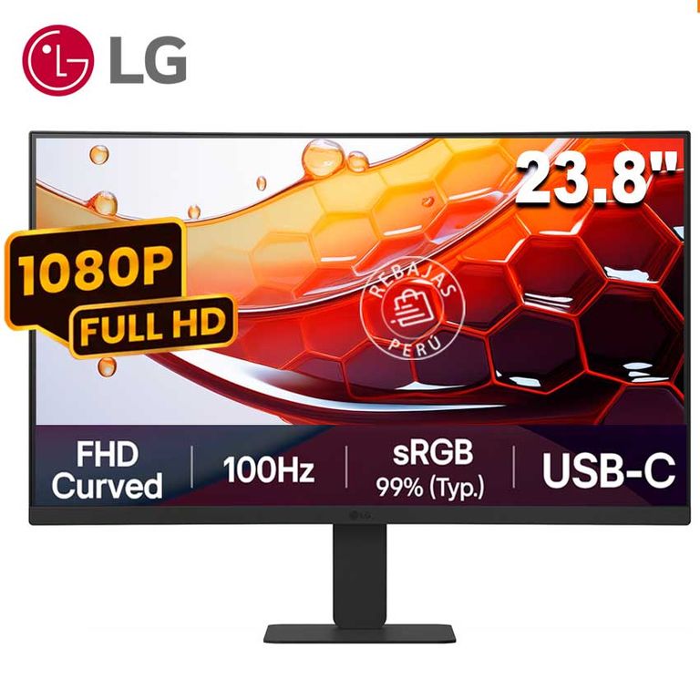 Monitor 24 Curvo FHD 100Hz USB-C HDR sRGB 99% 24U421A-B