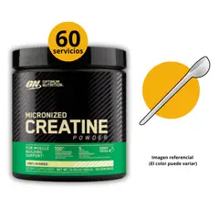 OPTIMUN NUTRITION - CREATINA ON DE 300gr CON CUCHARA MEDIDORA - CREATINA MONOHIDRATADA Y MICRONIZADA
