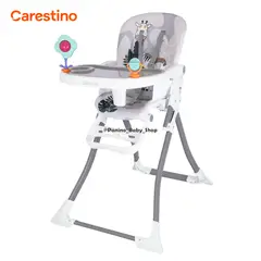 CARESTINO - Silla de Comer Plegable Compacto -RIO- Gris