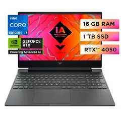 HP - Laptop Gamer Victus Intel Core i7 13620H RTX4050-6GB 16GB 1TB SSD Win11 15-FA2012LA