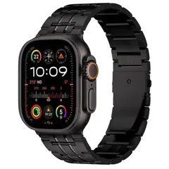 URVOI - Correa de Titanio Keepwin Mate para Apple Watch Ultra y Ultra 2 Negro