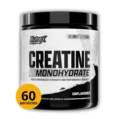 NUTREX RESEARCH - CREATINA NUTREX DE 300gr CON CUCHARA MEDIDORA - CREATINA MONOHIDRATADA Y MICRONIZADA