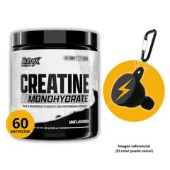 NUTREX RESEARCH - CREATINA NUTREX DE 300gr CON CUCHARA MEDIDORA Y PORTASUPLEMENTOS - CREATINA MONOHIDRATADA Y MICRONIZADA