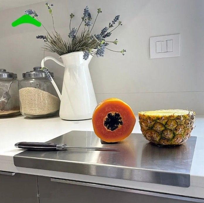 Tabla de cortar en Acero inoxidable 60x40cm REGALO