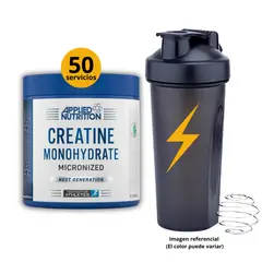 APPLIED NUTRITION - CREATINA DE 250gr CON SHAKER - CREATINA MONOHIDRATADA Y MICRONIZADA