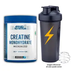 APPLIED NUTRITION - CREATINA DE 500gr CON SHAKER - CREATINA MICRONIZADA