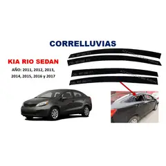 GENER - Correlluvias KIA RIO año 2011 al 2017