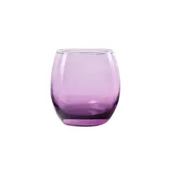 CRISTAR - Vaso Mikonos Rocks Toy Morado X6-Unid