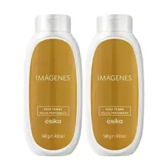 ESIKA - Pack x 2 TALCO corporal perfumado IMÁGENES ésika 140 g