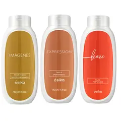 ESIKA - Pack x 3 TALCO corporal perfumado IMÁGENES EXPRESSION FIORI ésika