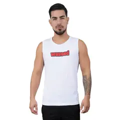 M MUSCLE MUSEUM - Polo Manga Cero Color Blanco Wasted para Hombre