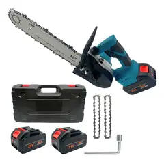 QUICK - Motosierra Podadora Inalámbrica 12 + 2 Baterías