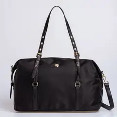 PRUNE - BOLSO HALIA EN NYLON Y EFECTO CUERO GRANEADO