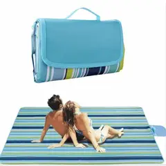 GENERICO - Manta Plegable Playa Picnic Impermeable Grande 180cm X 150cm