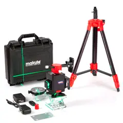 MAKUTE - Nivel laser 12 lineas con tripode y maletin