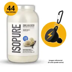 NATURE'S BEST - ISO PURE ZERO CARB 3LB CREAMY VAINILLA + PORTASUPLEMENTOS