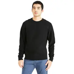 DOCKERS - Chompa Hombre Core Crew Regular Fit Negro