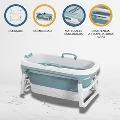 DOUX BEBE - Bañera Plegable para adultos «AGUAZEN» Blue