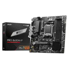 MSI - Placa base Pro B650M para AMD DDR5 256GB 722MHz 2x M2 HDMI