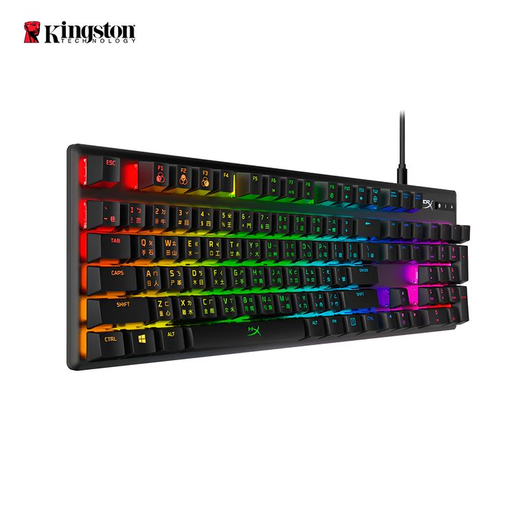 Teclado Gamer LED Alloy Core RGB iluminación RGB