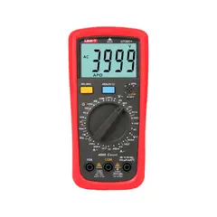 UNI T - Multímetro Digital con Capacitancia Frecuencia y Temperatura UT39C+