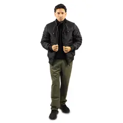 DM DEXMEN - Casaca Dexmen Rayas Negro