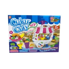 RYBIU IMPORT - Carro Heladero para Crear Figuras en Rosado y Blanco