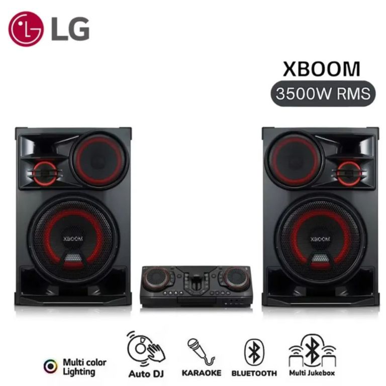 Minicomponente Xboom CL98 Bluetooth 3500W RMS - Negro