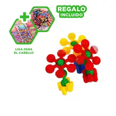 RYBIU IMPORT - Conectores de Juego en Forma Atomos Y+Ligas de Regalo